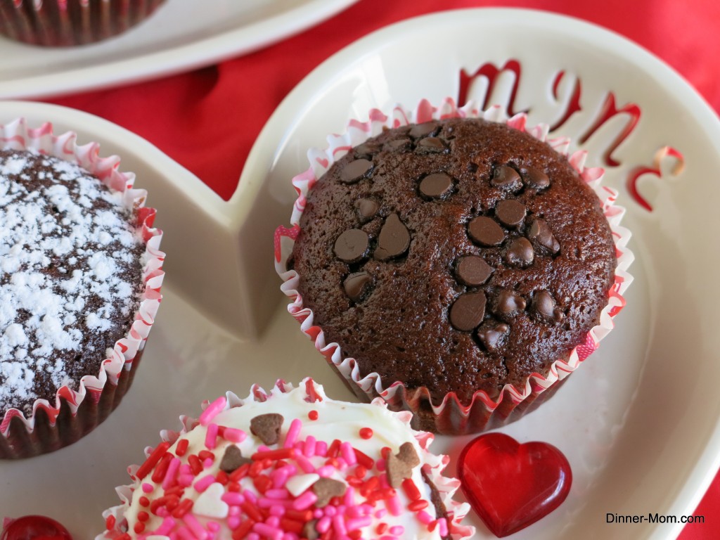 Vegan Chocolate Cupcake with Enjoy Life Chips