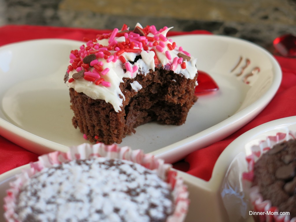 Valentine Vegan Chocolate Cupcake
