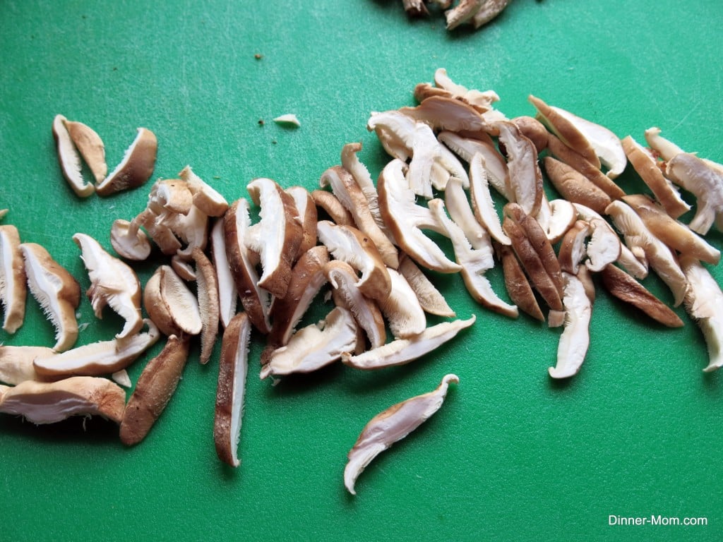 Sliced Shiitake Mushrooms