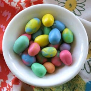 Homemade Butter Mints in a bowl