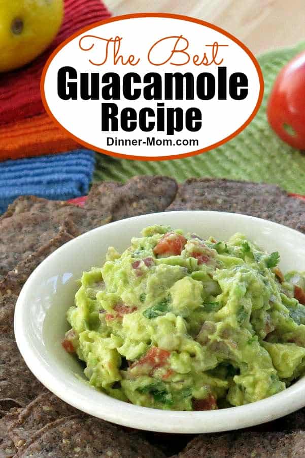 You'll make this homemade Guacamole Dip again and again! We get rave reviews on it all the time which is why we call it the best recipe! #guacamole