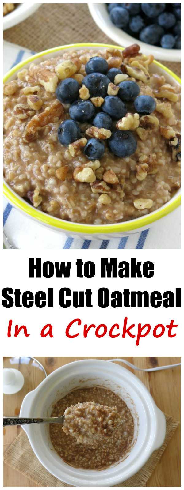Steel Cut Oatmeal Crock Pot Directions The DinnerMom