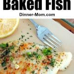 Healthy Baked Fish Pin