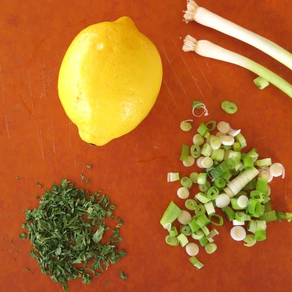 Lemony Baked Basa Fresh Ingredients