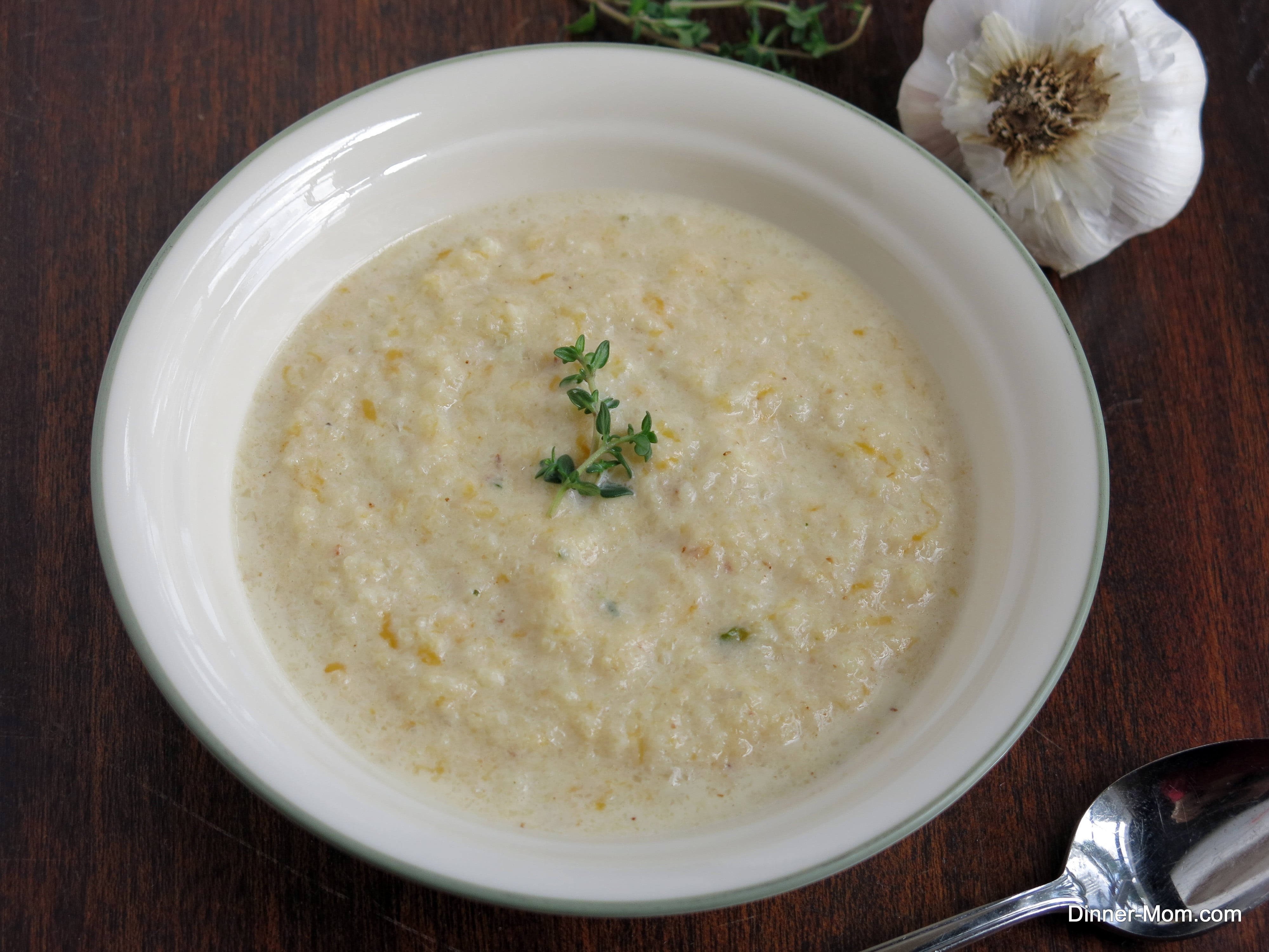 Roasted Cauliflower Onion Soup The DinnerMom