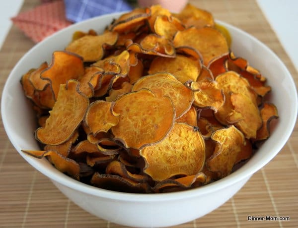 Bowl of Sweet Potato Chips