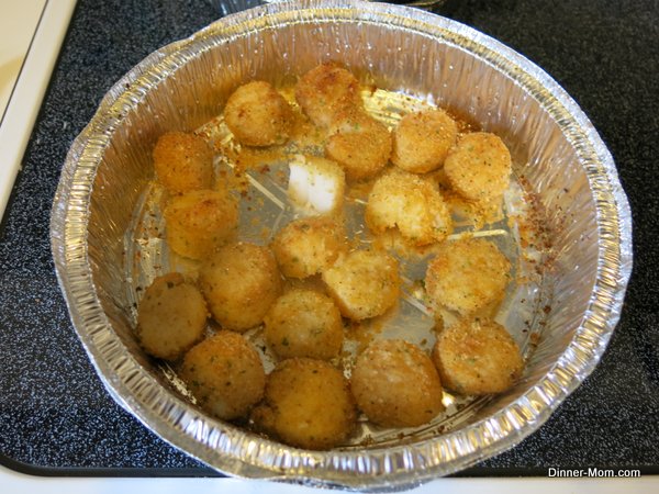 Broiled Scallops in a pan