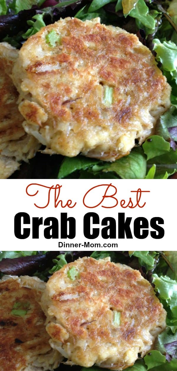 Make The Best Crab Cakes at home! Easy, egg-free recipe that the customers at our Make Ahead Meal Kitchen LOVED! #bestcrabcakes #seafoodrecipes