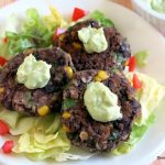 Black Bean Cakes Avocado Cream Recipe