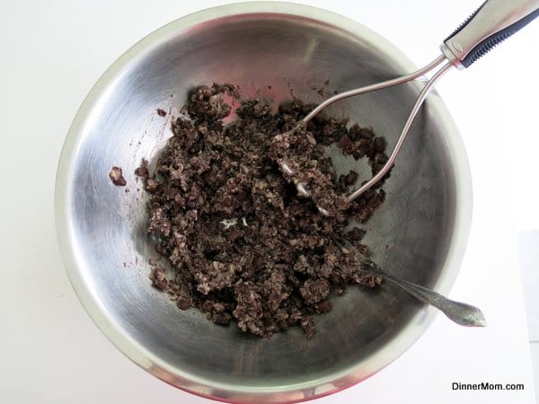 Mashed Black Beans