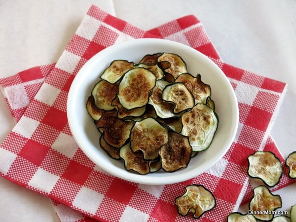 Oven Roasted Zucchini Chips