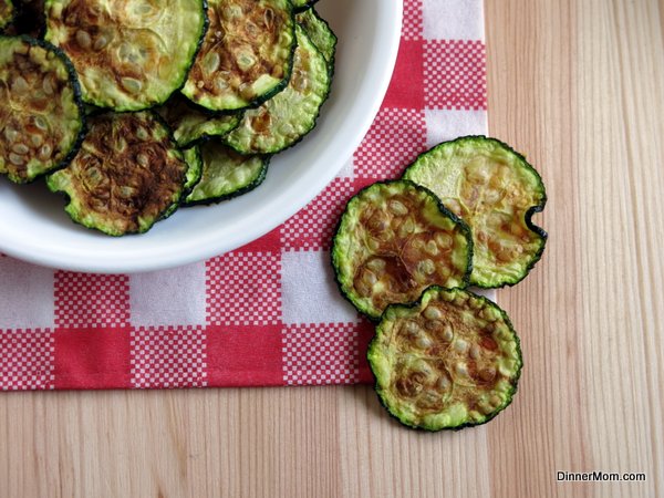 Zucchini Chips from the Microwave