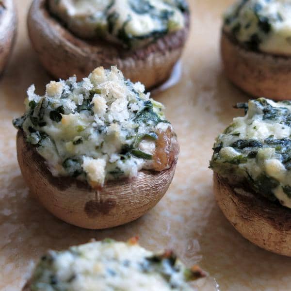 Easy Stuffed Mushrooms Spinach and Cream Cheese The DinnerMom