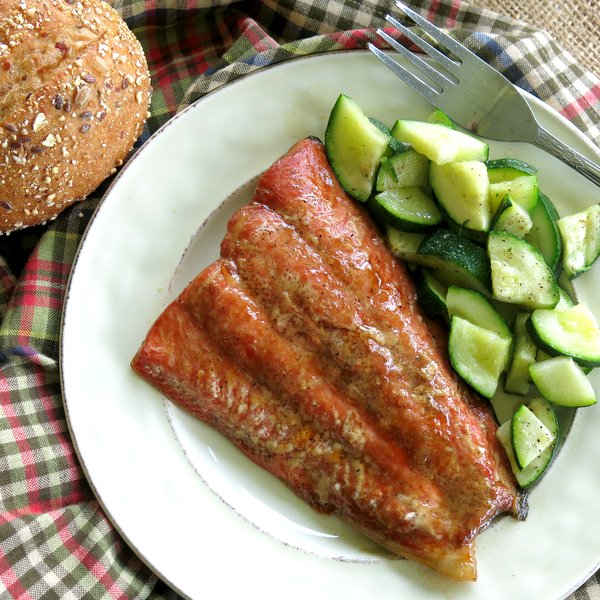 Bourbon & Brown Sugar Smoked Salmon