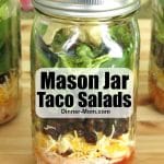 Mason Jar Taco Salads Pin