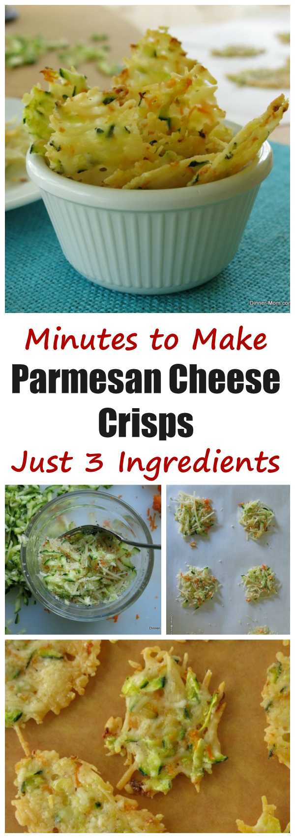 3 Ingredient Parmesan Cheese Crisps