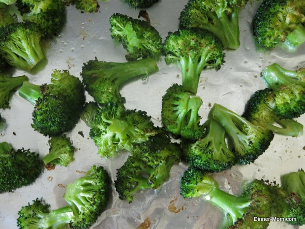 Roasted Broccoli on sheet pan