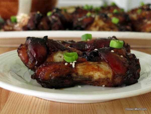 mahogany baked chicken wings