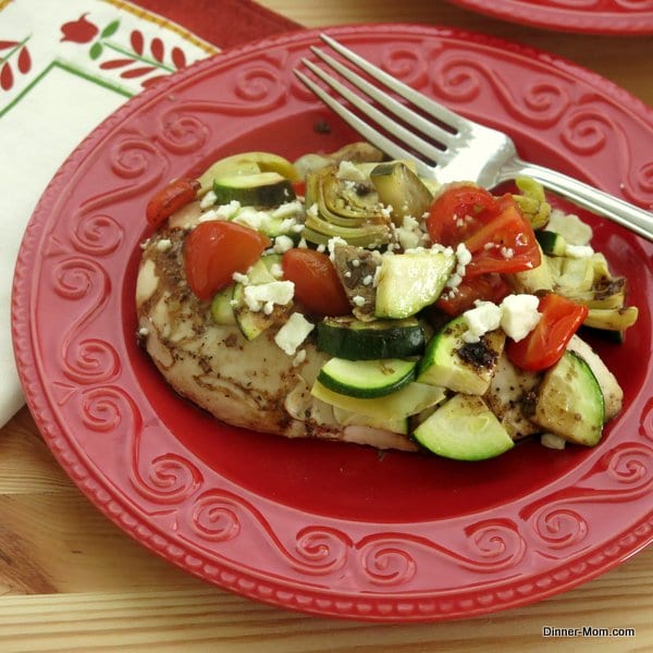 Mediterranean Chicken Bake for #SundaySupper - The Dinner-Mom