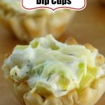 Crab Artichoke Dip Cups
