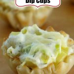 Crab Artichoke Dip Cups