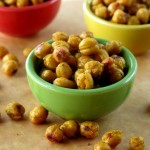 Crispy Curried Chick Peas