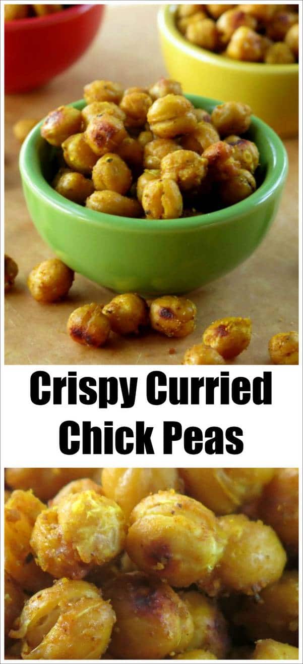 Crispy Curried Chick Peas Recipe