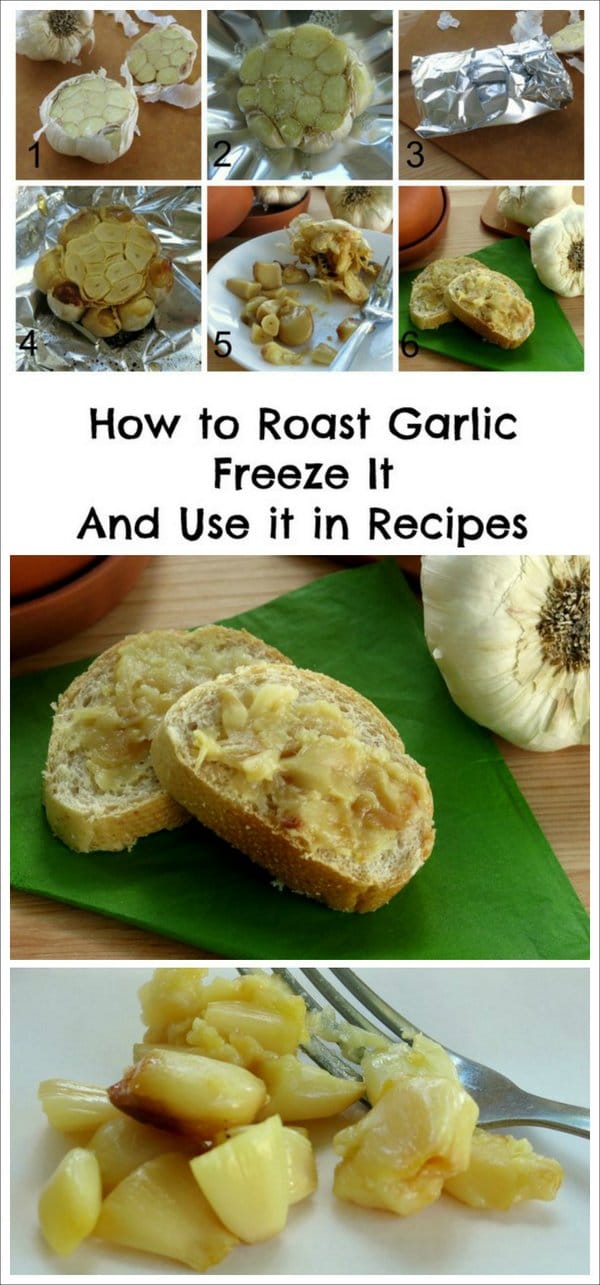 How to Roast Garlic Cloves, Freeze and Eat Them! The DinnerMom