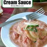 Easy Tomato Cream Sauce Pin