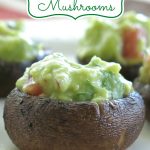 Guacamole Stuffed Mushrooms Recipe Pin