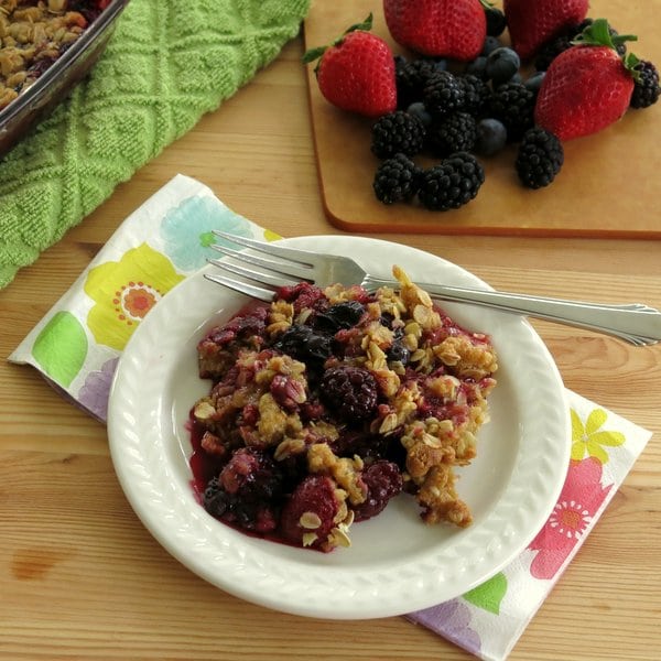 Mixed Berry Crumble