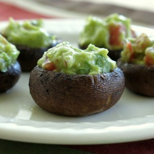 Quacamole Stuffed Mushrooms