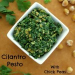 Cilantro Pesto With Chick Peas