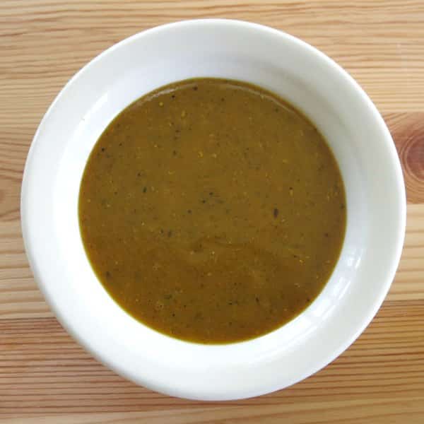 Easy curry sauce in a bowl