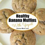 Healthy Banana Muffins with Yogurt Pin