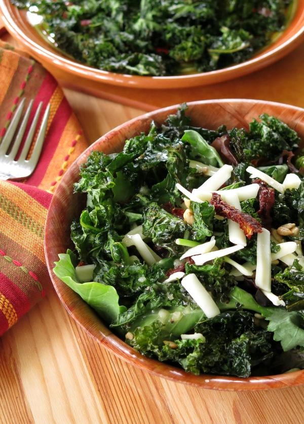 Crispy Kale Chips Salad Topper or Snack! The DinnerMom