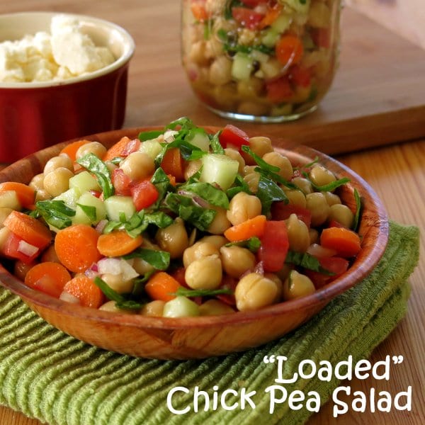 Chick Pea Salad Recipes that is Loaded with Veges