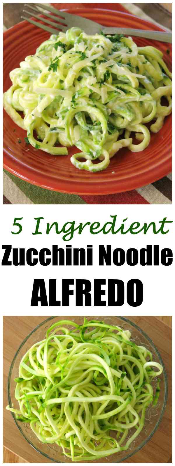 Keto Zucchini Noodle Alfredo Recipe