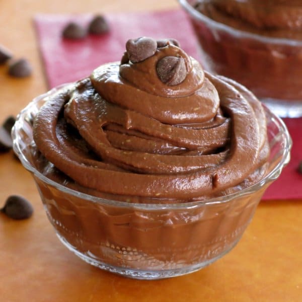 Dark Chocolate Avocado Pudding