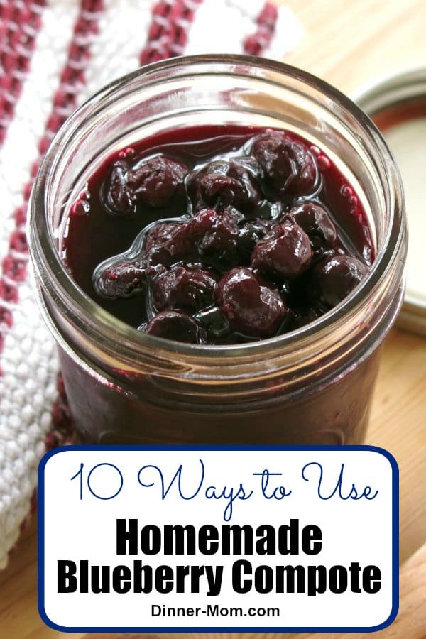 Make this easy Blueberry Compote so you can control the amount of sugar! There are so many ways to use it from pancakes and oatmeal to yogurt and ice cream. #blueberrycompote #blueberrycompoteuses