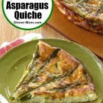 Easy Crustless Asparagus Quiche Pin