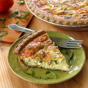 Tomato Bacon Quiche Recipe