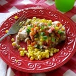 Spicy Ranch Chicken Grilled Foil Packets and Confetti Veggies