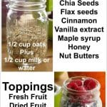 Overnight Oatmeal in a Jar Pin