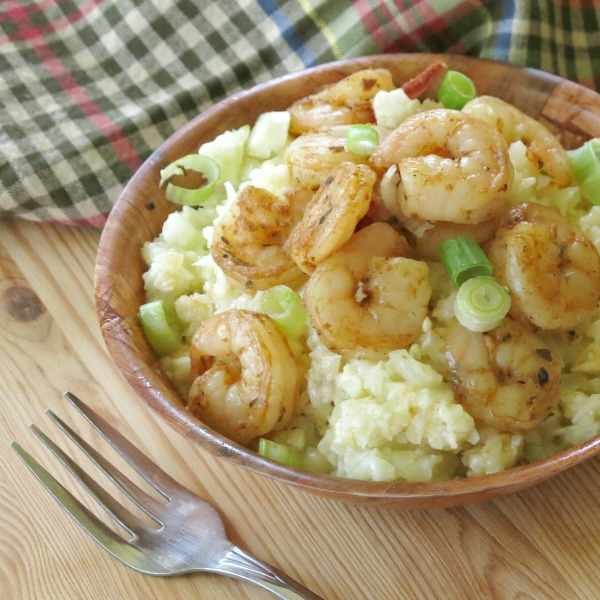 Cauliflower Grits and Shrimp Recipe The DinnerMom