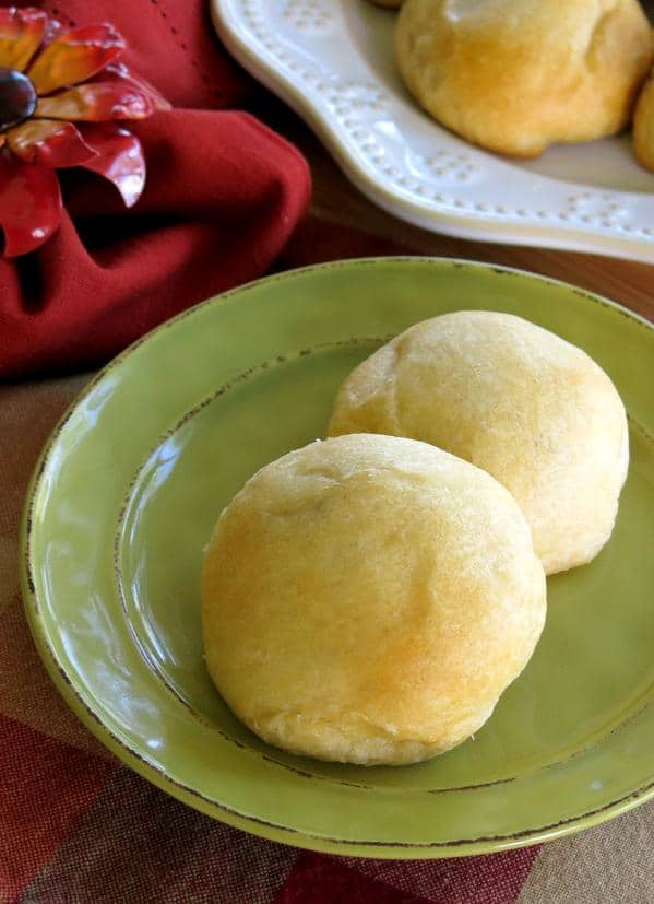 2 Easy Sausage Stuffing Balls on a plate