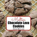 Molten Chocolate Lava Cookies Pin