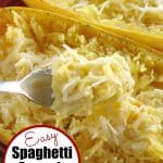 Easy Spaghetti Squash Alfredo Pin