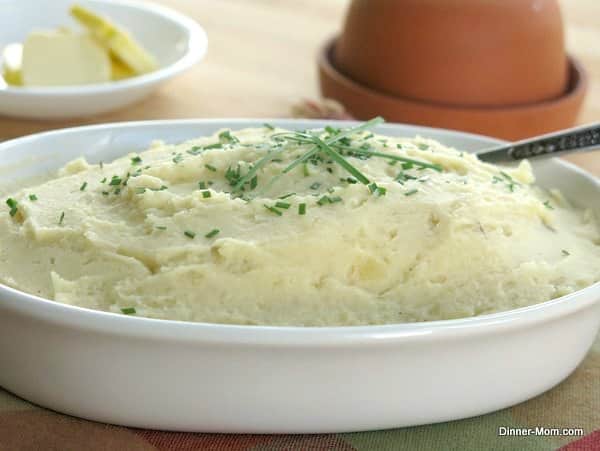 Crock-Pot Mashed Potatoes with Cream Cheese - The Dinner-Mom