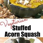 Vegetarian Stuffed Acorn Squash Pin